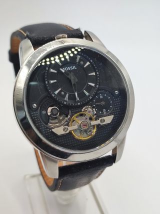 Reloj Fossil Hombre Negro/Plateado