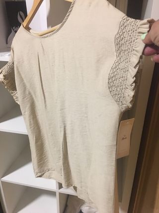 Blusa de lino preciosa
