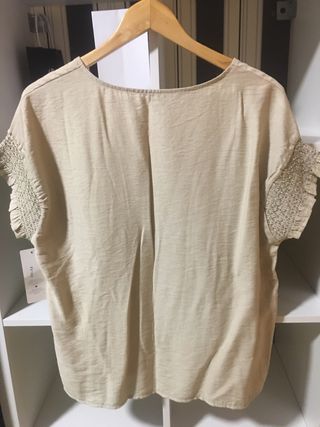Blusa de lino preciosa