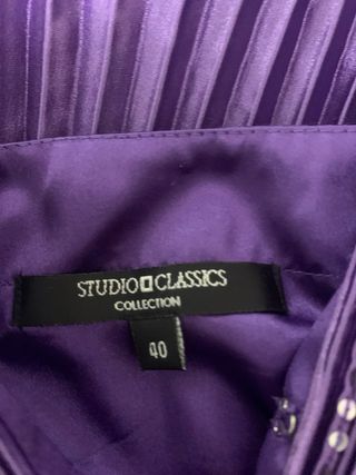 Vestido morado para eventos
