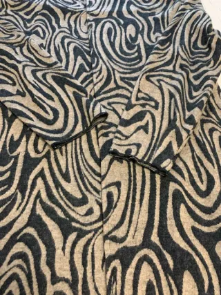 Vestido Sfera Beige y Negro Talla S