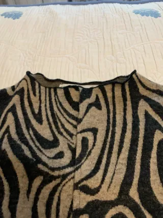 Vestido Sfera Beige y Negro Talla S