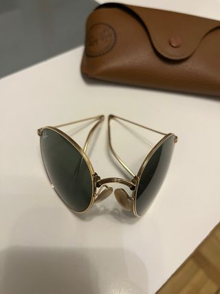 Ray-Ban Oval Legend Oro Lentes Verdes