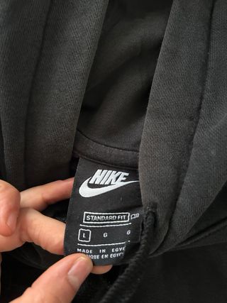 Sudadera Nike Negra Original