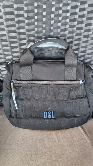 Bolso Devota & Lomba Negro/Gris