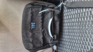 Bolso Devota & Lomba Negro/Gris