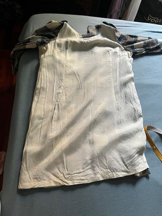Abito tartan lana taglia XL