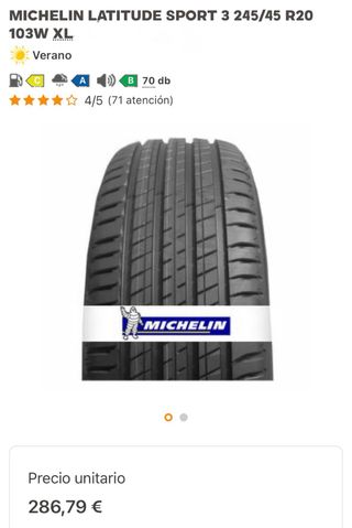 Michelin Neumáticos 245/45/20 103W