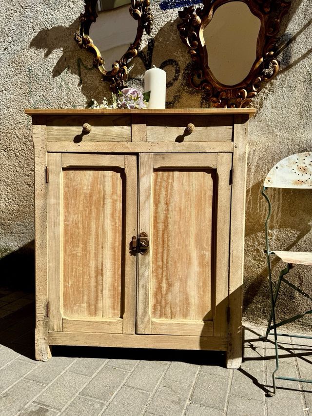 Mostrador antiguo de masía . macizo . Francés. 