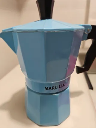 Cafetera Marcilla azul
