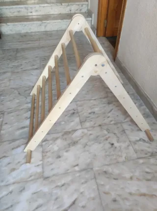 Triangolo Pikler in legno, pieghevole