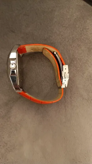 Orologio Chronotech Uomo Rosso/Argento