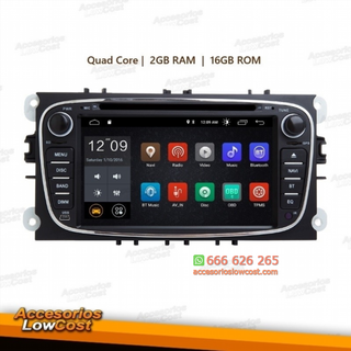NAVEGADOR MULTIMEDIA ANDROID 11 GPS DVD 2 DIN HD