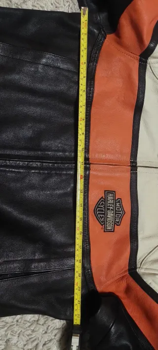 Chaqueta Harley-Davidson Negra y Naranja