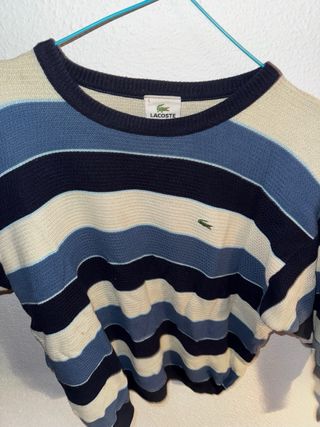 Jersey Lacoste Rayas Talla M