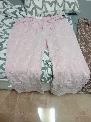 2 Pantalones Stradivarius Estampados Talla 42