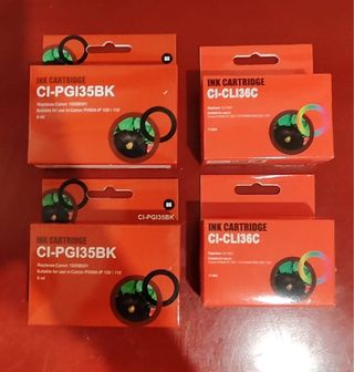 Tinta Canon CI-PG135BK y CI-CLI36C