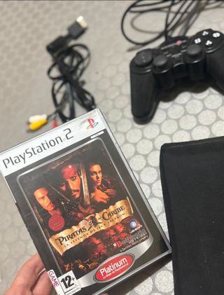 PlayStation 2 + 2 mandos + 19 juegos