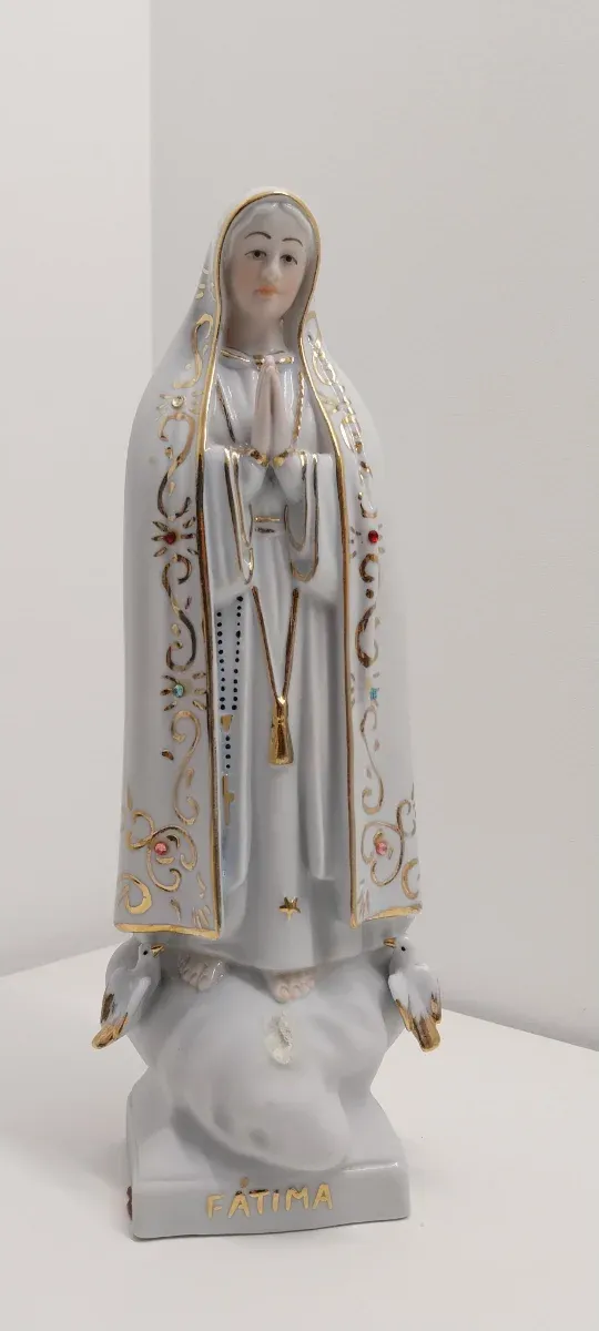 Figura Virgen de Fátima Porcelana