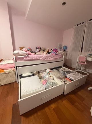 Cama nido con cajones