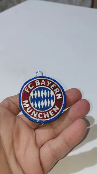 Portachiavi FC Bayern Monaco Legno