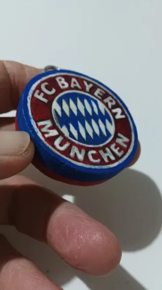 Portachiavi FC Bayern Monaco Legno