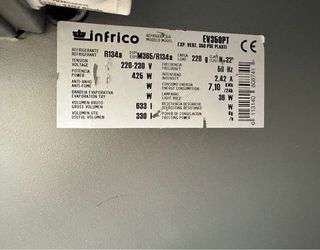 Nevera Expositora Refrigerada Infrico 3 Puertas