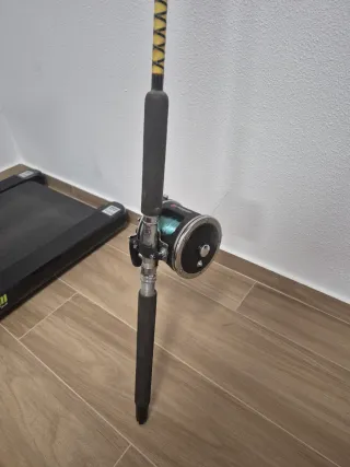 Lote carrete Penn Senator 114L2 y caña