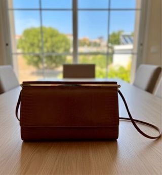 Pochette vintage marrone