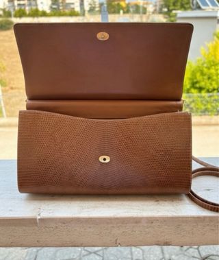 Pochette vintage marrone
