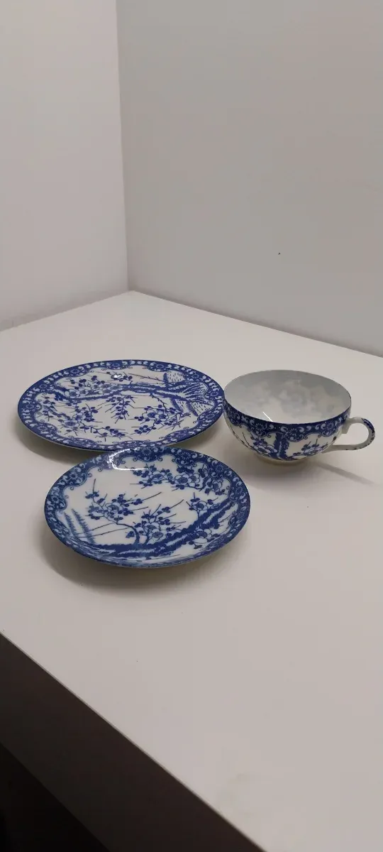 Juego de té de porcelana.Noritake Nippon Tokusei