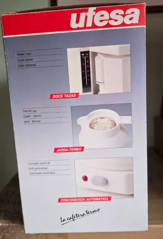 Cafetera Eléctrica con Termo Ufesa Thermomat