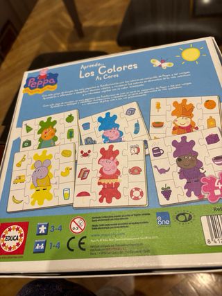 Puzzle Peppa Pig Aprendo Los Colores