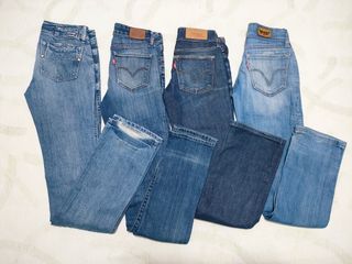 Lote 4 vaqueros chica/mujer 34/36