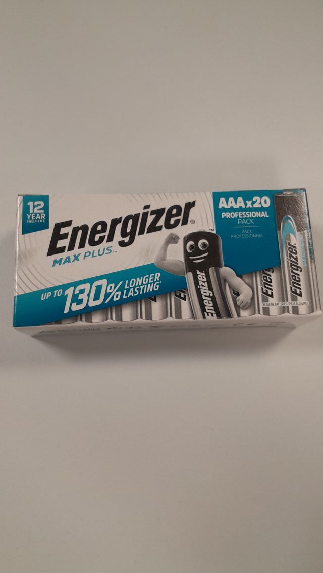 Pilas Energizer AAA Max Plus x20