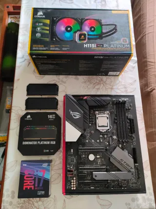 Placa Base, CPU, RAM y Refrigeración PC