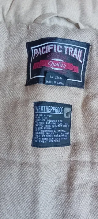 Chaqueta Pacific Trail Hombre Beige Talla L