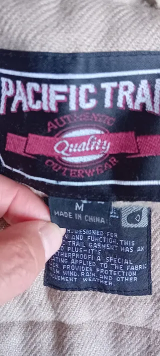 Chaqueta Pacific Trail Hombre Beige Talla L