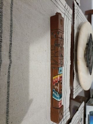 Flauto in legno decorato