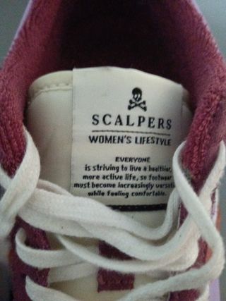Zapatillas Scalpers Morado/Rojo Talla 36