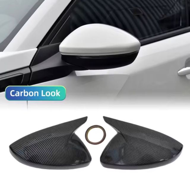 Cubiertas Retrovisor Carbono y Negro