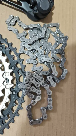 Transmisión Shimano XT 8100 2024 300km orbea oiz