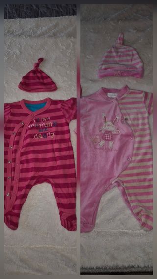 Lote 2 pijamas bebé 