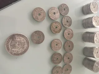 Lote monedas antiguas España