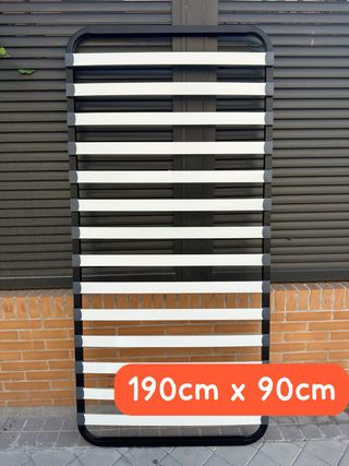 Somier 190x90 cm, sin patas.