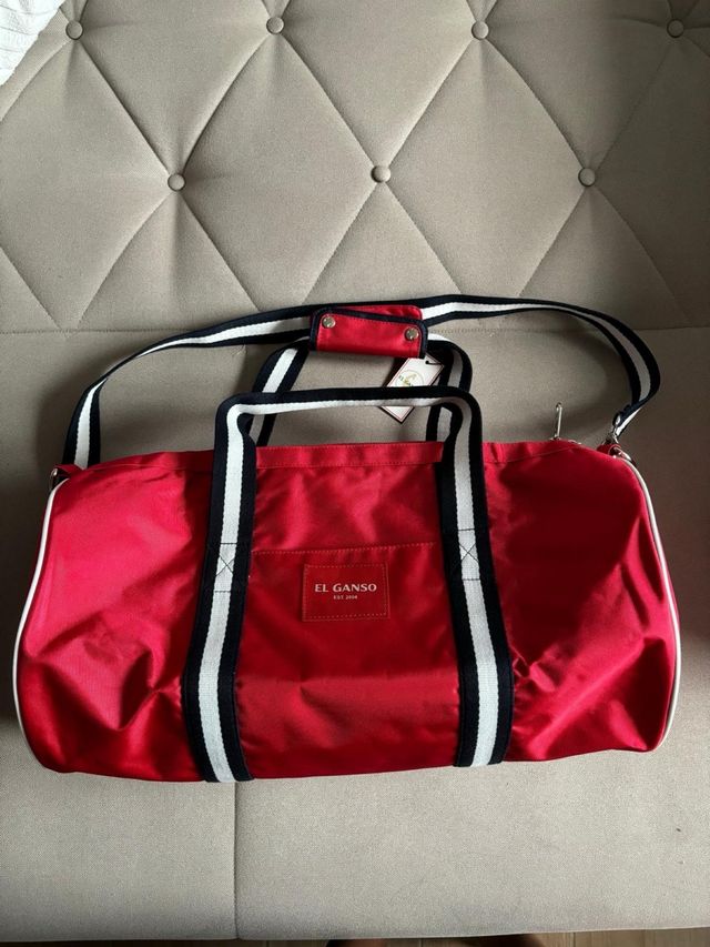 Bolsa de viaje El Ganso roja