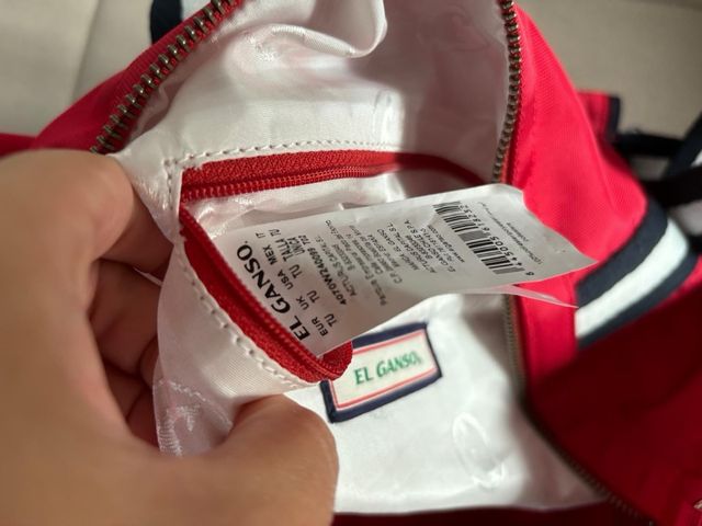 Bolsa de viaje El Ganso roja