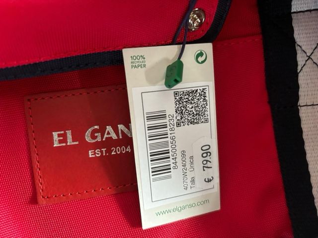 Bolsa de viaje El Ganso roja