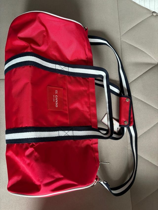 Bolsa de viaje El Ganso roja