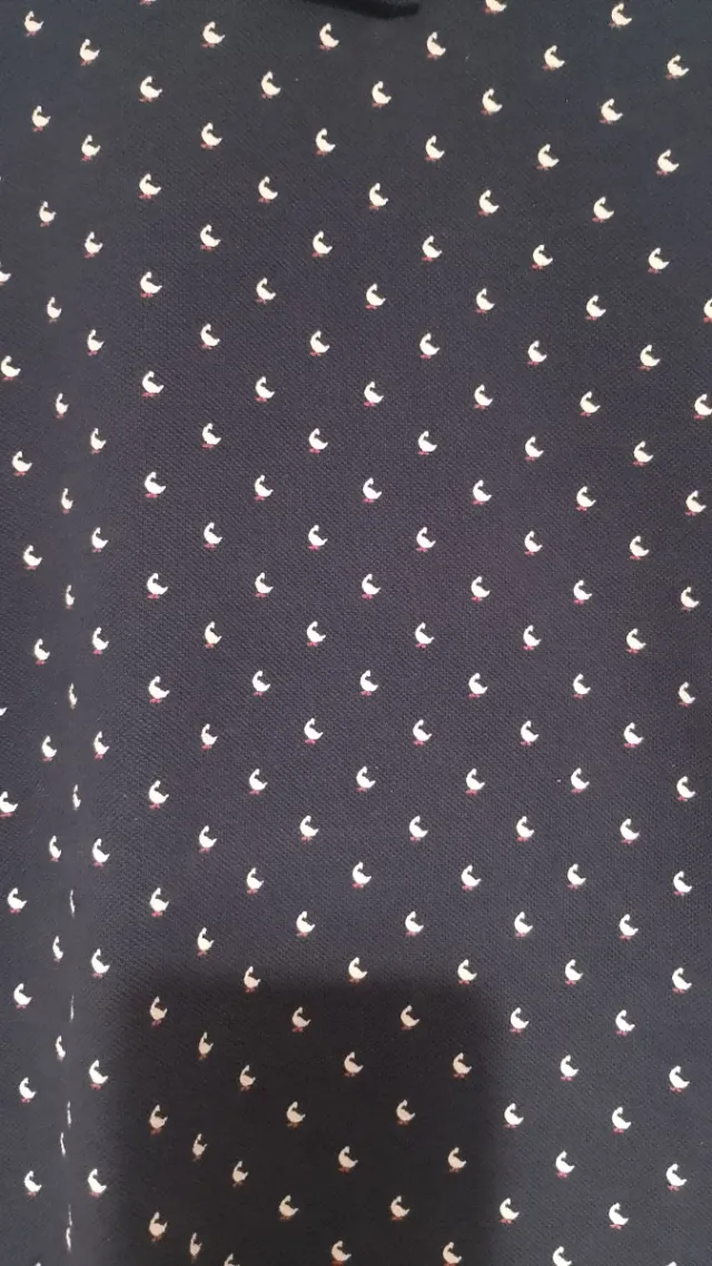 Polo El Ganso azul con estampado